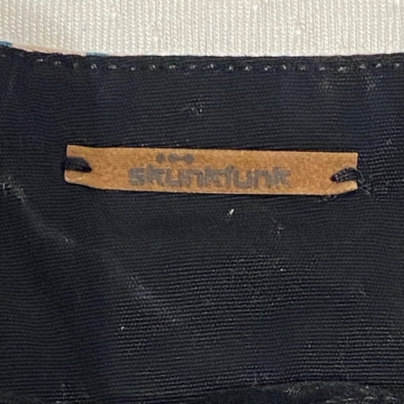 Skunkfunk Navy and Beige Patterned Mini Dress - Picture 8 of 14